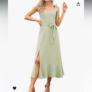 Women's Elegant Dress Square Neck